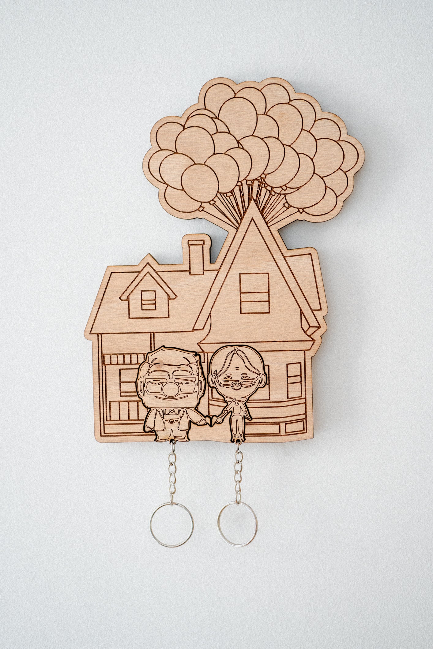Cuelga Llaves de Madera - UP!
