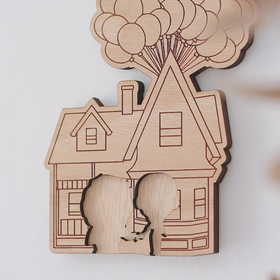 Cuelga Llaves de Madera - UP!
